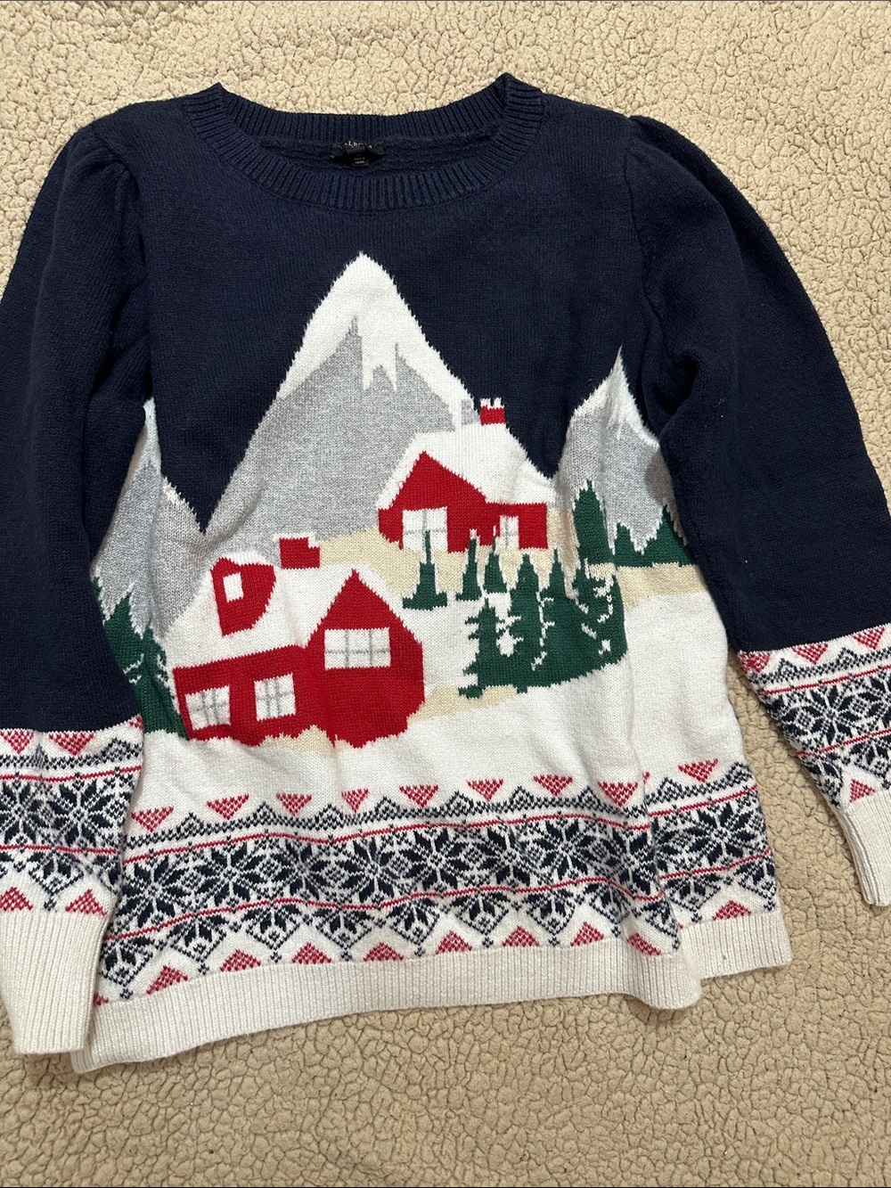 Talbots 1X Winter Sweater
